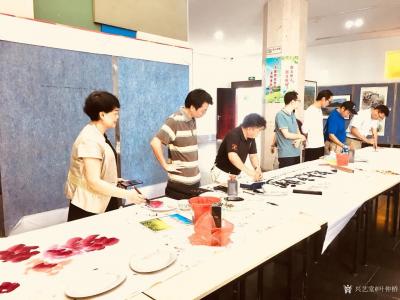 叶仲桥收藏-由云浮市文化馆组织举办的“云浮清远两市书画名家交流展”和即席书画挥毫活动于202【图4】