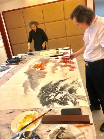 叶仲桥生活-9月19日广东朝朝酒业有限公司专门为我举办了一场书画交流、品酒会，讲述我这二年来【图4】