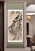 艺术家石广生日记:国画水墨写意画《居于高位者未必是什么好鸟》；作品尺寸
创作【图2】