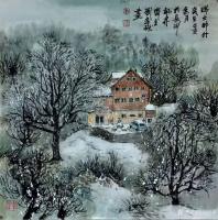 艺术家刘应雄日记:刘应雄中外风情画展作品选（欧洲瑞士系列）：
《楚格的冬天》【图4】