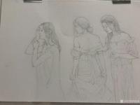 艺术家周海波日记:画水彩，起稿都花不少时间。
每次收笔时，心情都颇为复杂，下【图0】