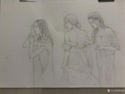 周海波日记-画水彩，起稿都花不少时间。
每次收笔时，心情都颇为复杂，下幅不知道又该如何更好【图2】