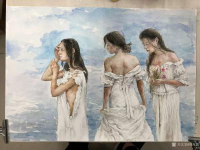 周海波日记-画水彩，起稿都花不少时间。
每次收笔时，心情都颇为复杂，下幅不知道又该如何更好【图4】