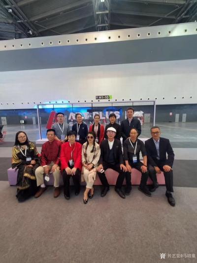 马培童收藏-10月22日下午，艺术上海国际博览会开幕圆满成功！
时尚经典携手优秀书画家亮相【图5】