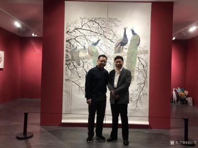 石广生收藏-恭贺方楚雄老师《怡情翰墨》书画作品展开幕式取得圆满成功，并祝七十大寿快乐，福如东【图4】