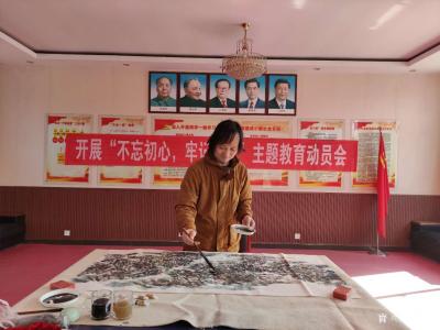 杨牧青日记-水墨京津冀·杨牧青书画文化行走进古滦州，一路釆风京东第一州。
遵照