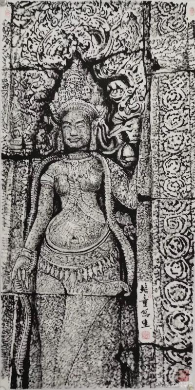 马培童日记-《焦墨画笔法-皴法的传承与创新》童心写历（40）；
  笔法，皴法的传承与创新【图1】