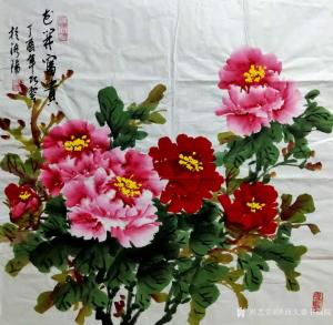 艺术品图片：艺术家陕西大秦书画院国画作品名称《董巧云四尺斗方作品》价格520.00 元