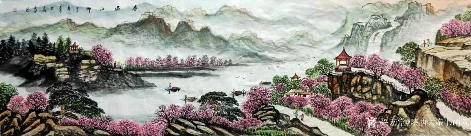 陕西大秦书画院国画作品《臧茂春小八尺》【图0】