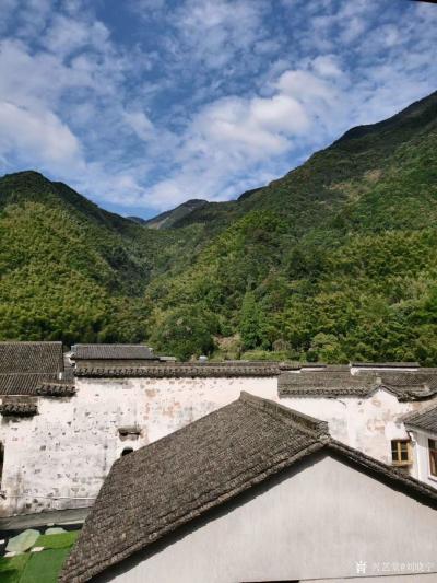 刘晓宁收藏-《凤栖梧·赠香香老师》
十里长亭湘竹语，银杏飘黄，惆怅零如雨。
芦苇沙洲风夜【图4】