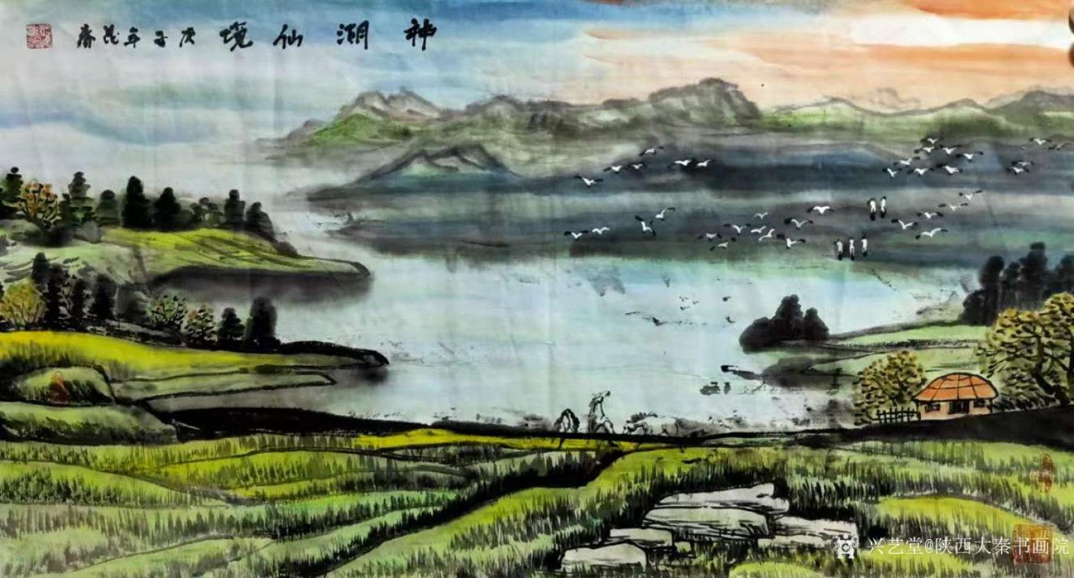 陕西大秦书画院国画作品《臧茂春三尺作品》【图0】