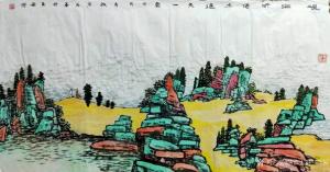 艺术品图片：艺术家陕西大秦书画院国画作品名称《臧茂春三尺作品》价格1200.00 元