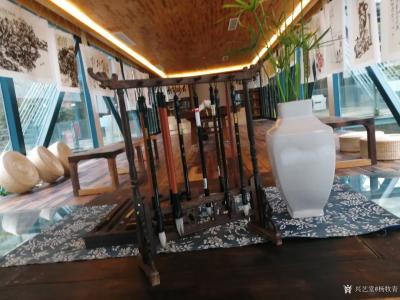 杨牧青日记-半山情话：今天快速的画了一张很大写意的大写意山水画，山中微雨多潮湿气，水墨在薄与【图1】