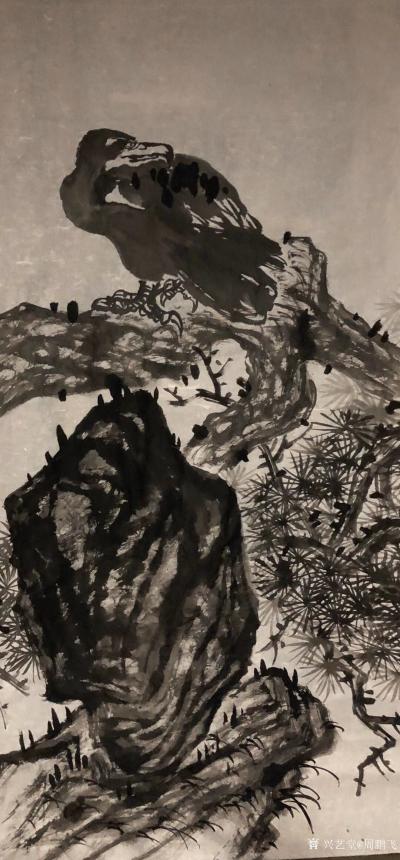 周鹏飞日记-《咏姜太公》
太公直铁钓渭滨，经年不语暗生鳞。
道悟周兴凭甲振，心期策梦待风【图1】