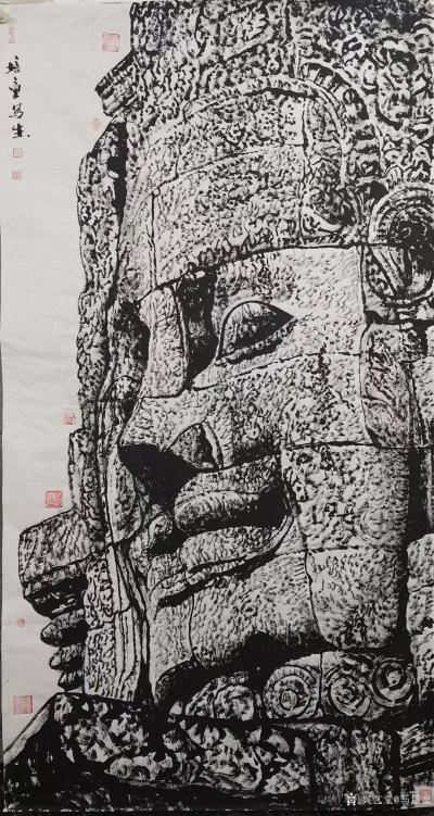 马培童日记-焦墨刻石皴法：
  焦墨艺术，一定要给观众精神上的享受，和精神上的满足。因此我【图3】