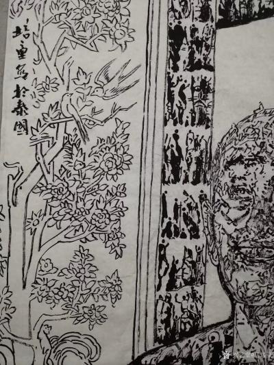 马培童日记-焦墨论道心中有禅“相守如一”童心写历（41）
 焦墨论道心中有禅，枯笔渴墨润含【图2】