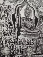 艺术家马培童日记:焦墨画“净化心灵”童心写历（43）
  焦墨写生创作，每幅【图0】