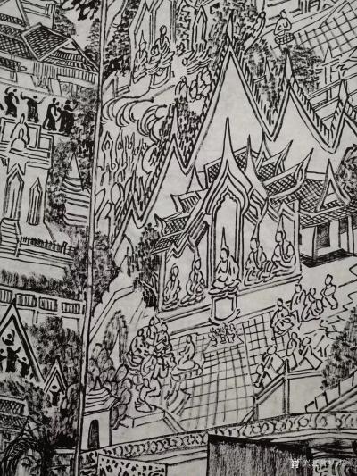 马培童日记-焦墨画“净化心灵”童心写历（43）
  焦墨写生创作，每幅作品所表达的主题思想【图3】