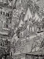 艺术家马培童日记:焦墨画“净化心灵”童心写历（43）
  焦墨写生创作，每幅【图2】