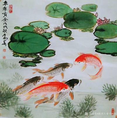 陕西大秦书画院日记-著名画家陶尚华老师四尺斗方作品欣赏【图3】