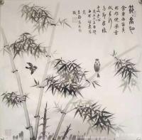 艺术家高志刚日记:国画花鸟画创作作品《节节高升》
【規格】：四尺整紙138x【图0】