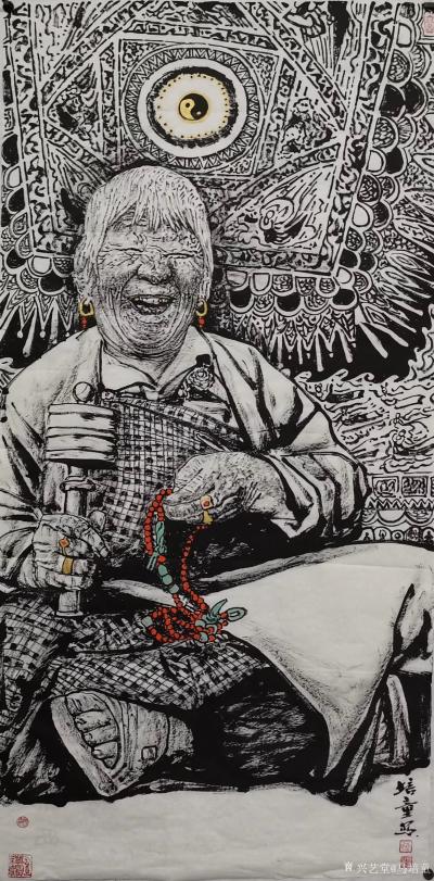 马培童日记-“焦墨出彩-焦墨艺术是典型的中国古代传承艺术”童心写历(47)
 在焦墨技法上【图1】