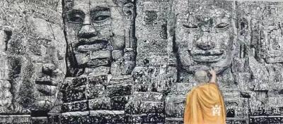 马培童日记-“焦墨佛像绘画技法原理-立意”童心写历（49）
  焦墨刻石皴法，此言准确地概【图1】