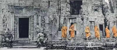 马培童日记-“焦墨佛像绘画技法原理-立意”童心写历（49）
  焦墨刻石皴法，此言准确地概【图2】