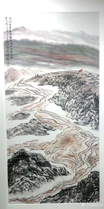 陈秀梅荣誉-美丽宁夏创作主题书画展，在银川市美术馆展出，这次展出的作品，都是全区优秀美术工作【图5】