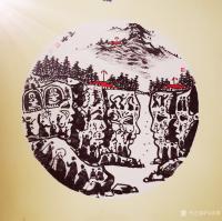 艺术家马培童日记:焦墨画创新作品《人面新岩画》创作介绍（二）
  科学揭秘人【图0】