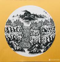 艺术家马培童日记:焦墨画创新作品《人面新岩画》创作介绍（二）
  科学揭秘人【图3】