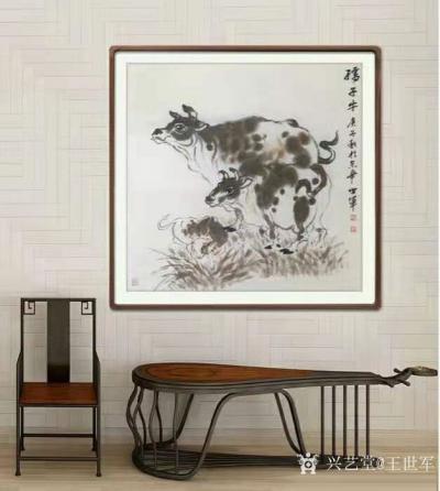 王世军日记-牛年画牛，牛年将至，特创作《孺子牛》《金牛献瑞》《福牛吉祥》3幅作品，庚子年秋王【图1】