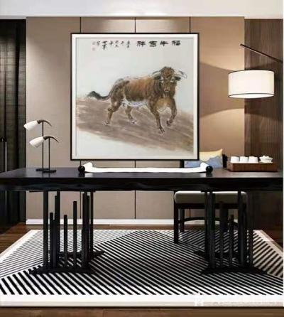 王世军日记-牛年画牛，牛年将至，特创作《孺子牛》《金牛献瑞》《福牛吉祥》3幅作品，庚子年秋王【图3】