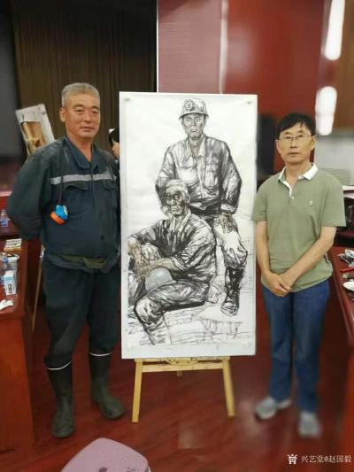 赵国毅日记-赵国毅近期国画人物画《矿工写生》系列作品，请师友赐教。
《矿工写生》系列作品，【图8】