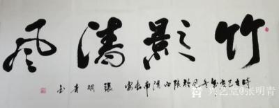 张明青日记-张明青行书书法作品《中华腾飞》《竹影清风》，请欣赏。【图2】