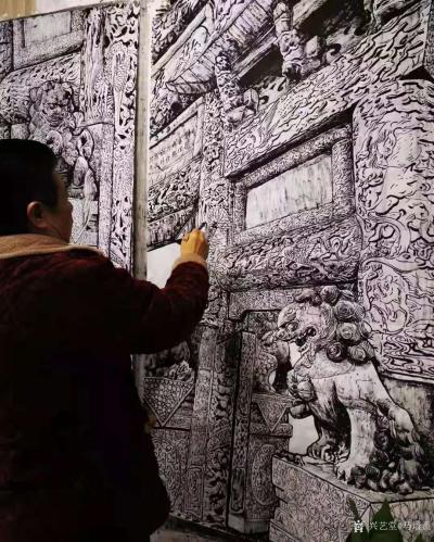 马培童日记-单县百寿坊、百狮坊
百寿坊－－座落在山东省菏泽市单县城内胜利北街。清乾隆三十年【图4】