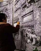 艺术家马培童日记:单县百寿坊、百狮坊
百寿坊－－座落在山东省菏泽市单县城内胜【图3】