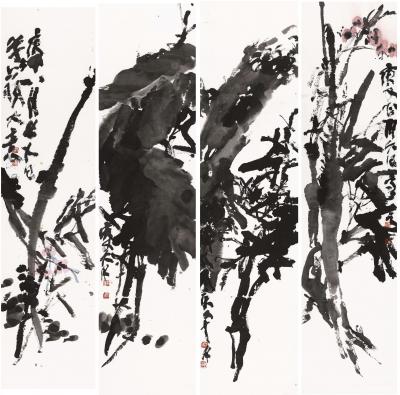 鉴藏文化收藏-崔大有，石缶花鸟作品【图7】