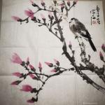 13526836295老付藏宝-作品介绍：荷塘情趣。王冷石，开封美协副主席，国家一级美术师。【图5】