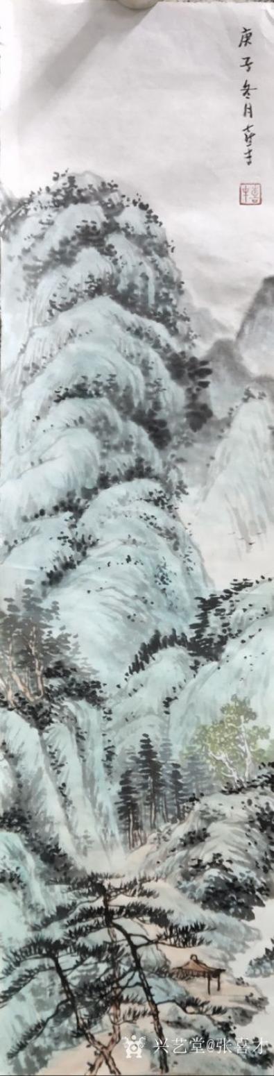 张喜才国画作品《春》