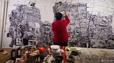 马培童日记-在闭关创作吴哥石窟，在把中国五千年文化融合进去，世界上最宝贵的是时间，除了时间就【图2】