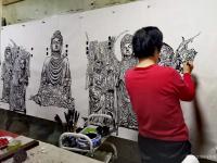 艺术家马培童日记:“焦墨画的写与意”童心写历（53）
 焦墨画写和意，远观象【图0】