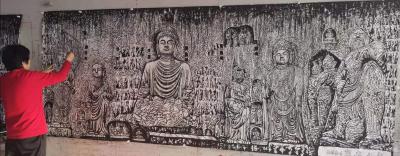 马培童日记-“焦墨人生的路，取决于一生中的坚持”童心写历（54）
 焦墨人生的路，取决于一【图1】