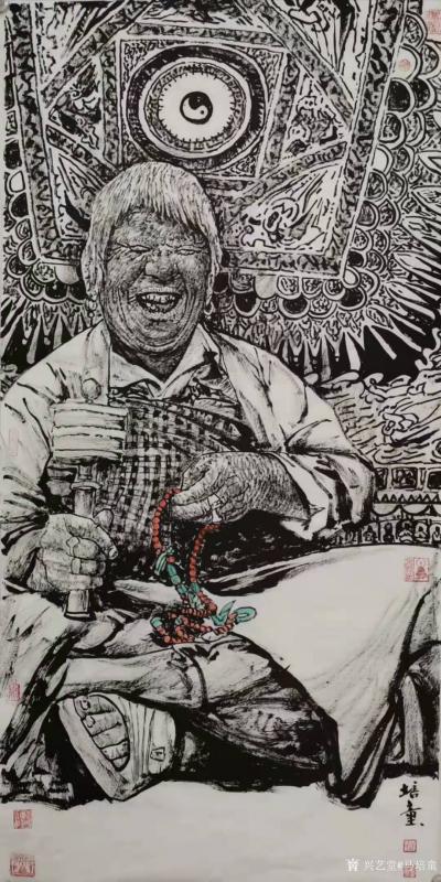 马培童日记-“焦墨艺术言感悟”童心写历（55）
 焦墨艺术的灵魂是禅意是境界，要言气质，言【图2】