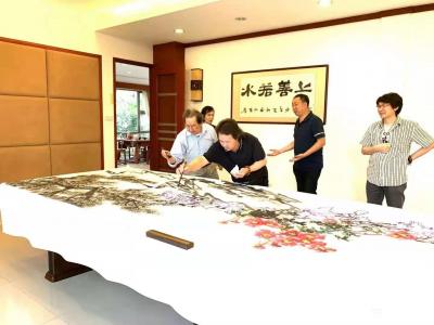 叶仲桥日记-广东汉莎画院全体书画家向各位社会精英人士致以新年的祝福和问候，期望在新的一年继续【图1】