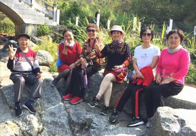 叶向阳生活-新春伊始，野外一片生机勃勃，与好朋友到翡翠谷走百步过小桥抱大树遊。【图2】