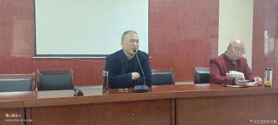 李万勤收藏-韩城市老年书画协会三月例会，会上李岳民会长安排了今年的工作，吴帮学书记组织大家学【图2】