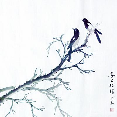 李万勤日记-国画人物画作品欣赏。李万勤人物画追求情趣、感觉以及在造型上无需很严格的题材与物象【图3】