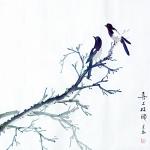 李万勤日志-国画人物画作品欣赏。李万勤人物画追求情趣、感觉以及在造型上无【图3】