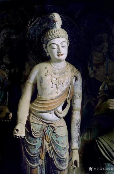 马培童日记-“敦煌莫高窟写生”童心写历（69）
  莫高窟 砾岩上，壁画与泥塑的智慧
 【图2】